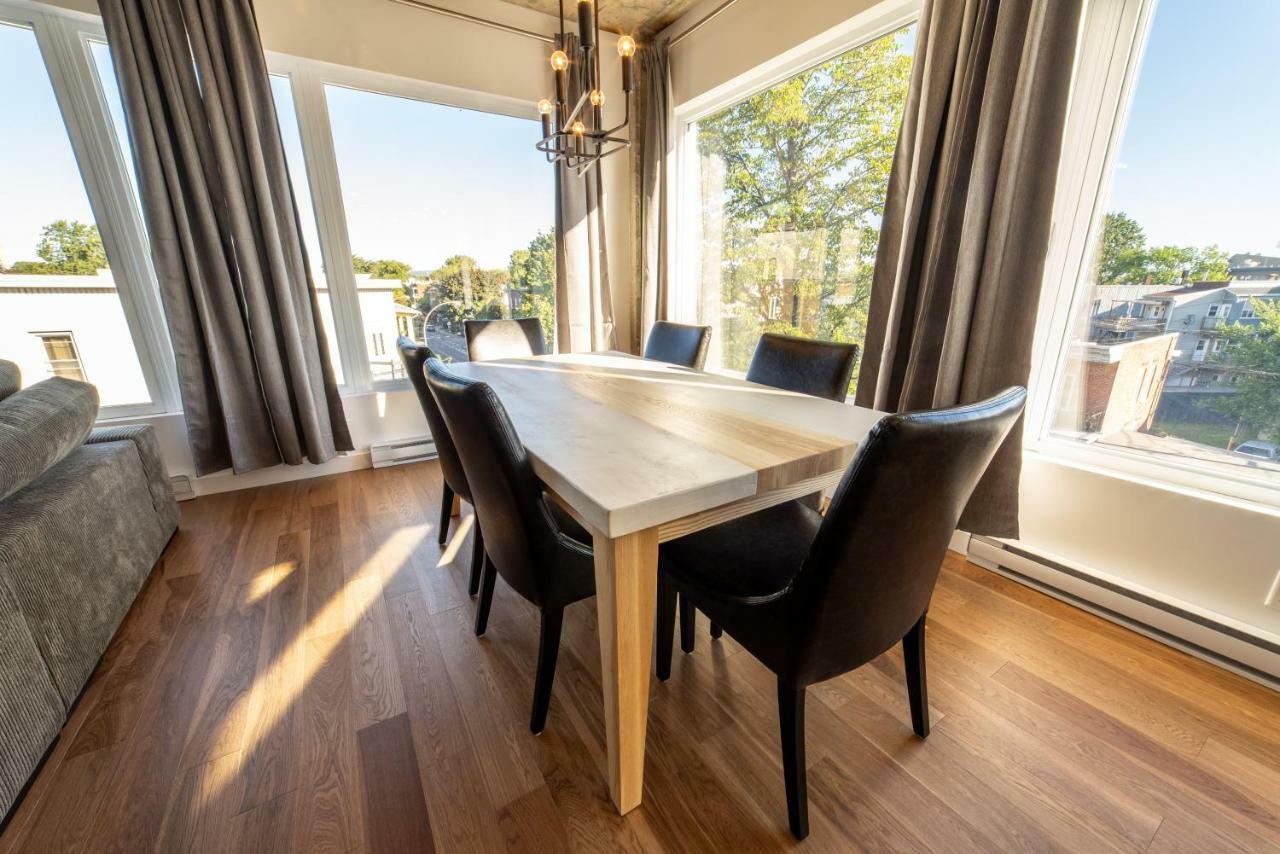 Апартаменты Aux Havres Urbains - Le Penthouse De La 3Ieme Avenue Квебек Экстерьер фото