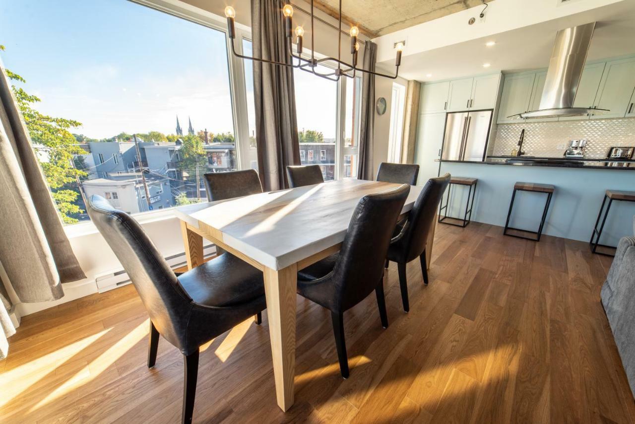 Апартаменты Aux Havres Urbains - Le Penthouse De La 3Ieme Avenue Квебек Экстерьер фото