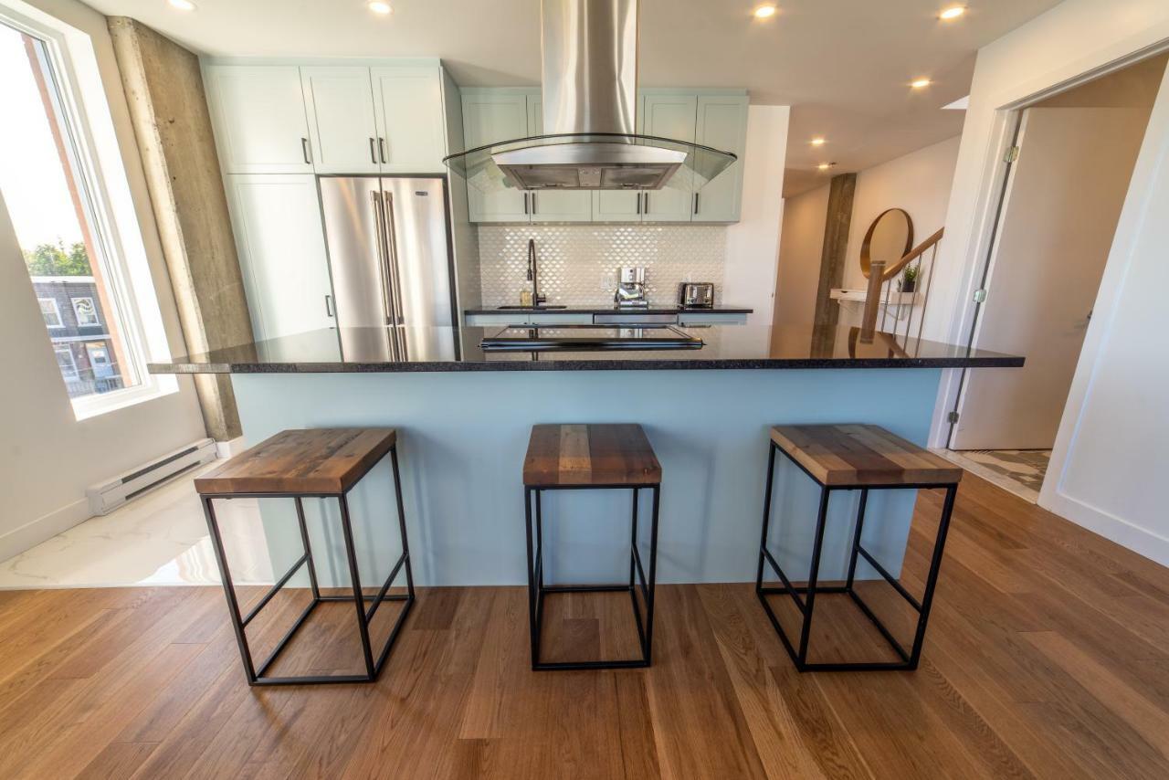 Апартаменты Aux Havres Urbains - Le Penthouse De La 3Ieme Avenue Квебек Экстерьер фото