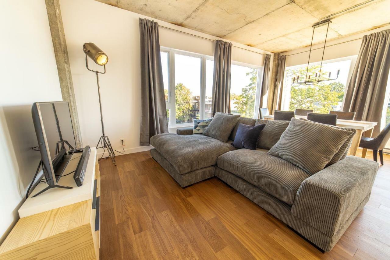 Апартаменты Aux Havres Urbains - Le Penthouse De La 3Ieme Avenue Квебек Экстерьер фото