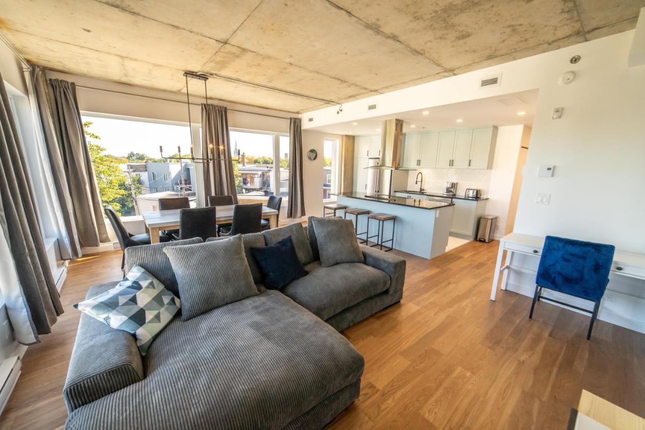 Апартаменты Aux Havres Urbains - Le Penthouse De La 3Ieme Avenue Квебек Экстерьер фото